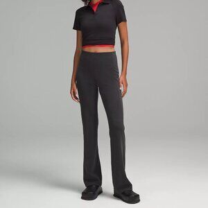 Lulu Lemon Softstream Ribbed flare pant Size 0 black